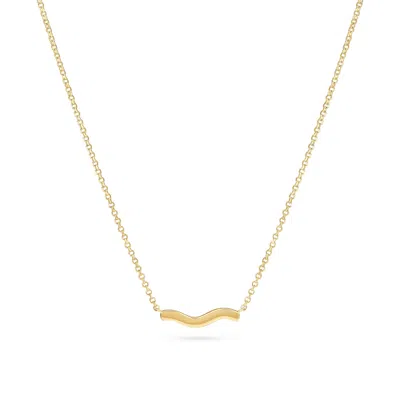 Sif Jakobs Jewellery Women's Necklace Ellera Waves Pianura - Gold