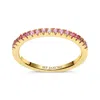 Sif Jakobs Jewellery Women's Pink / Purple / Gold Ring Ellera Gold - Pink Gradient