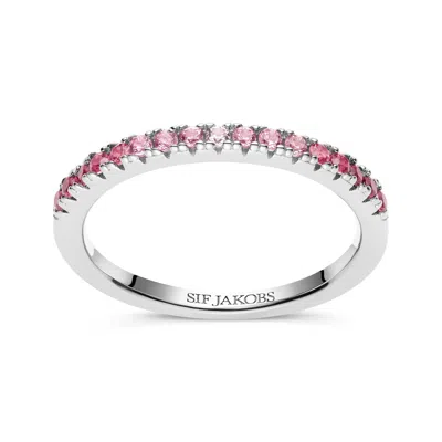 Sif Jakobs Jewellery Women's Pink / Purple / Silver Ring Ellera Silver Pink Gradient