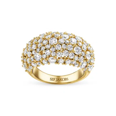 Sif Jakobs Jewellery Women's Ring Cristallo Grande / Gold