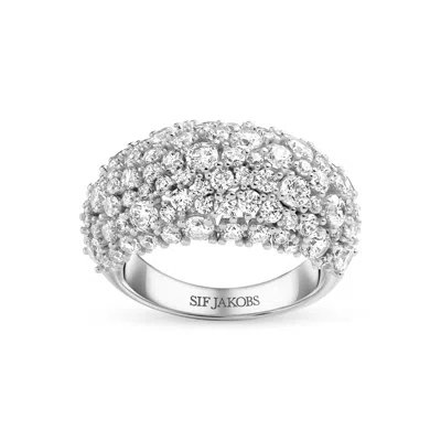 Sif Jakobs Jewellery Women's Ring Cristallo Grande / Silver