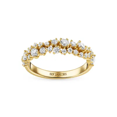 Sif Jakobs Jewellery Women's Ring Cristallo Piccolo / Gold