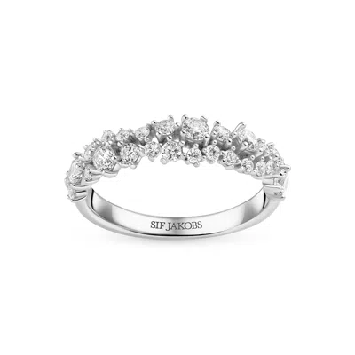 Sif Jakobs Jewellery Women's Ring Cristallo Piccolo / Silver