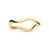 Sif Jakobs Jewellery Women's Ring Ellera Waves Pianura Gold