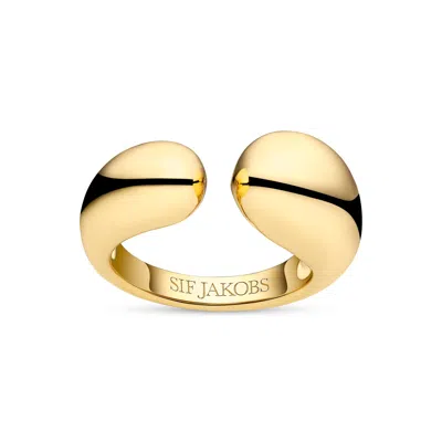 Sif Jakobs Jewellery Women's Ring Goccia Pianura - Gold