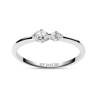 Sif Jakobs Jewellery Women's Ring Ovale Due - Silver