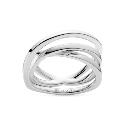 Sif Jakobs Jewellery Women's Ring Spirale Pianura - Silver