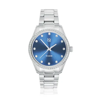 Sif Jakobs Jewellery Women's Silver / Blue Watch Valeria Silver, Blue In Silver/blue