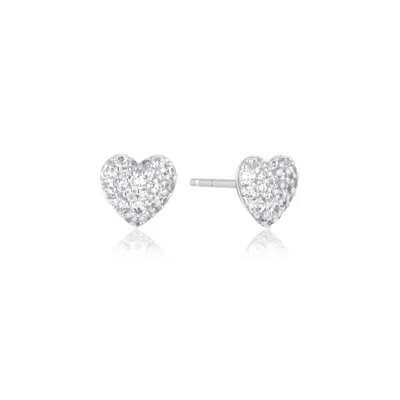 Sif Jakobs Jewellery Women's Silver Earrings Caro White Zirconia
