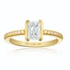 Sif Jakobs Jewellery Women's Silver / Gold Zirconia Ring Roccanova Piccolo In Multi