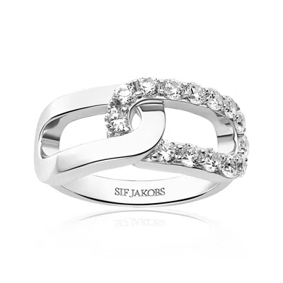 Sif Jakobs Jewellery Women's Silver Ring Capizzi Due