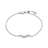 Sif Jakobs Jewellery Women's Silver / White Bracelet Ellera Waves - Silver - White