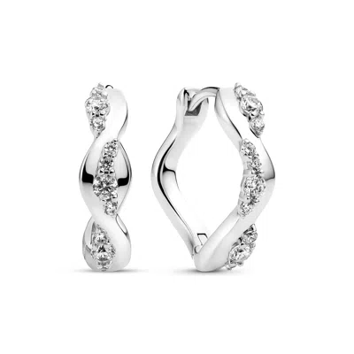 Sif Jakobs Jewellery Earrings Ellera Waves Altro Creolo In Metallic