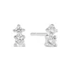 Sif Jakobs Jewellery Women's Silver / White Earrings Lucente Due - Silver