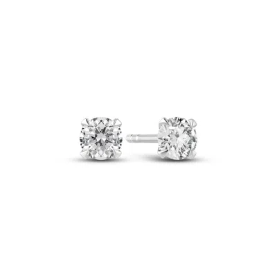 SIF JAKOBS JEWELLERY WOMEN'S SOLITAIRE EARRINGS VENICE - WITH LAB-GROWN DIAMONDS - WHITE GOLD - PICCOLO
