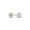 Sif Jakobs Jewellery Women's Solitaire Earrings Venice - With Lab-grown Diamonds - Yellow Gold - Grande In Gold