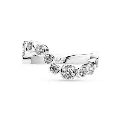 Sif Jakobs Jewellery Ring Sardinien Wave In Metallic