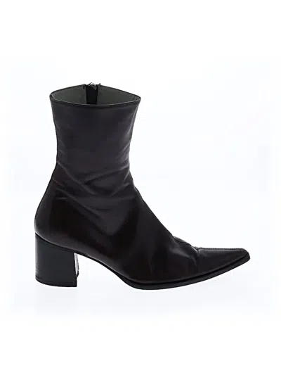 Pre-owned Sigerson Morrison Ankle Boots In Black