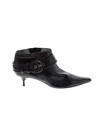 Pre-owned Sigerson Morrison Ankle Boots In Black