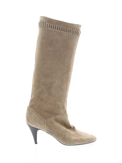 Pre-owned Sigerson Morrison Boots In Tan