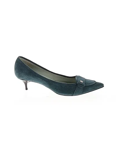 Pre-owned Sigerson Morrison Flats In Blue