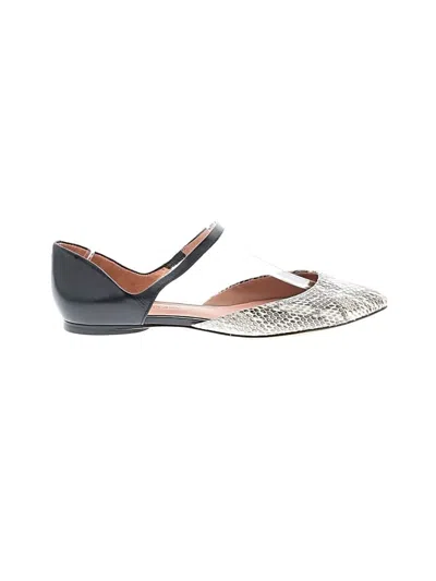 Pre-owned Sigerson Morrison Flats In Silver