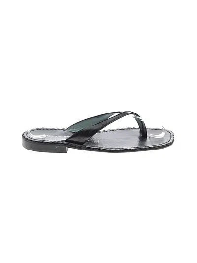 Pre-owned Sigerson Morrison Flip Flops In Gray