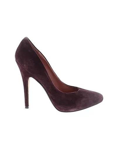 Pre-owned Sigerson Morrison Heels In Burgundy