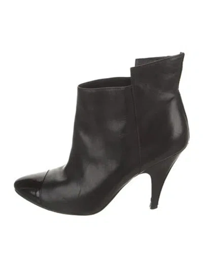 Pre-owned Sigerson Morrison Leather Boots In Black