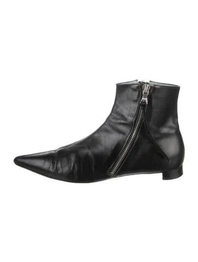 Pre-owned Sigerson Morrison Leather Boots In Black