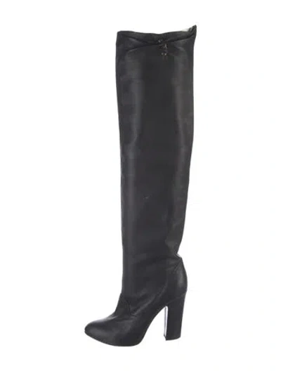 Pre-owned Sigerson Morrison Leather Boots In Black