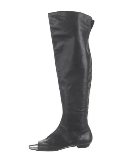 Pre-owned Sigerson Morrison Leather Boots In Black