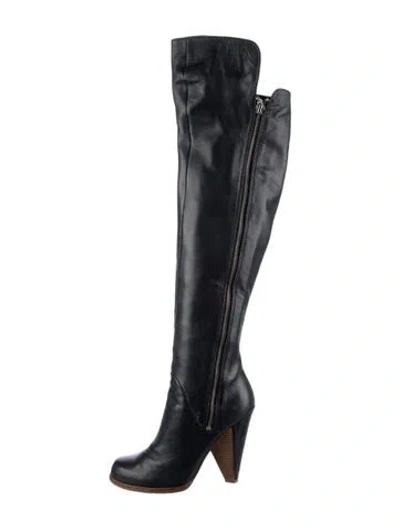 Pre-owned Sigerson Morrison Leather Boots In Black