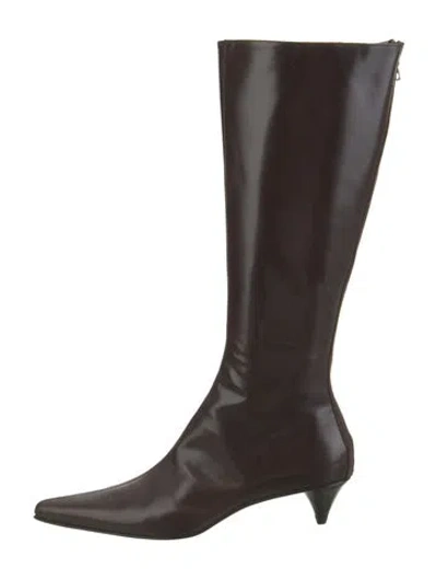 Pre-owned Sigerson Morrison Leather Boots In Brown