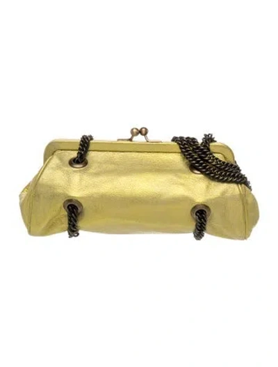 Pre-owned Sigerson Morrison Leather Clutch In Green
