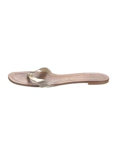 Pre-owned Sigerson Morrison Leather Flats In Pink