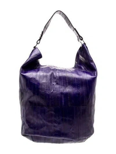 Pre-owned Sigerson Morrison Leather Hobo In Purple