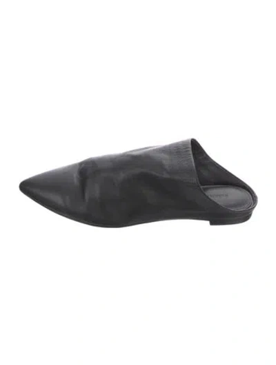 Pre-owned Sigerson Morrison Leather Mules In Black