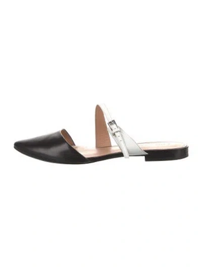 Pre-owned Sigerson Morrison Leather Mules In Black
