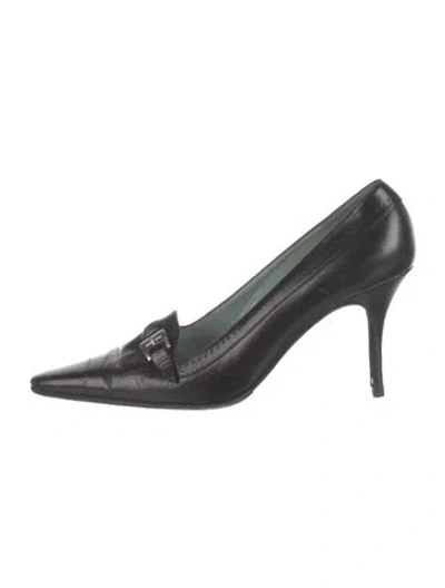 Pre-owned Sigerson Morrison Leather Pumps In Black