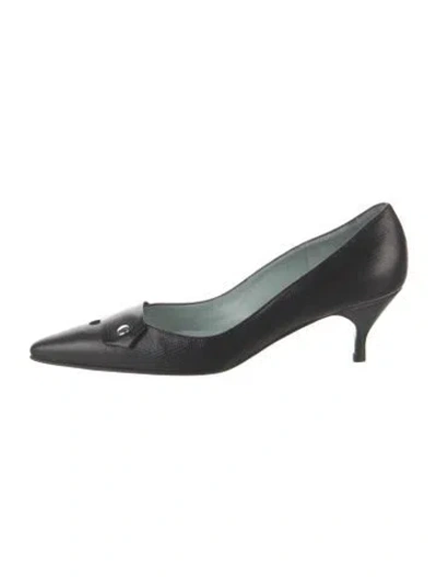 Pre-owned Sigerson Morrison Leather Pumps In Black