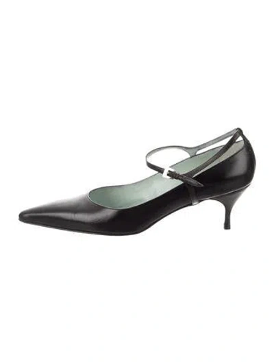 Pre-owned Sigerson Morrison Leather Pumps In Black