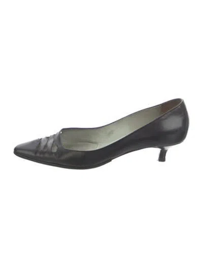 Pre-owned Sigerson Morrison Leather Pumps In Black