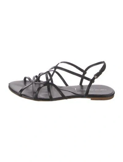 Pre-owned Sigerson Morrison Leather Sandals In Black