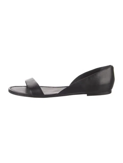 Pre-owned Sigerson Morrison Leather Sandals In Black