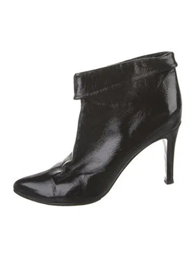 Pre-owned Sigerson Morrison Patent Leather Boots In Black