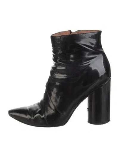 Pre-owned Sigerson Morrison Patent Leather Boots In Black