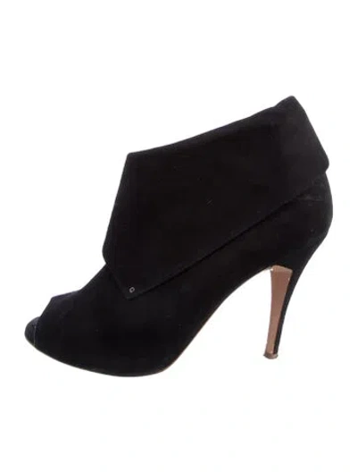 Pre-owned Sigerson Morrison Suede Boots In Black