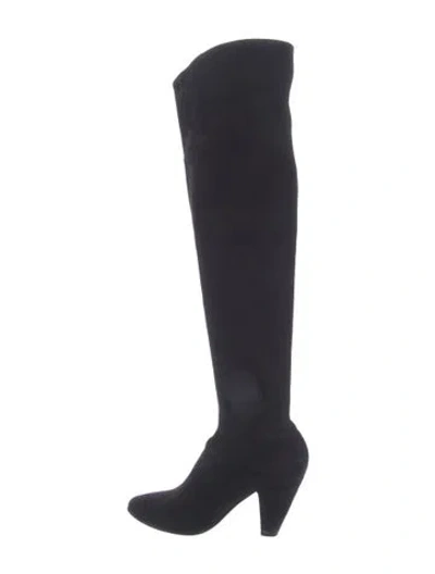 Pre-owned Sigerson Morrison Suede Boots In Black