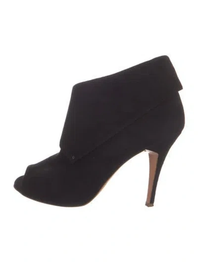 Pre-owned Sigerson Morrison Suede Boots In Black